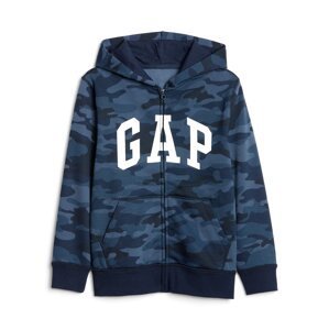 Modrá klučičí mikina GAP Logo fleece hoodie