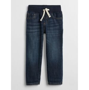 GAP Modré klučičí džíny pull-on slim jeans with Washwell