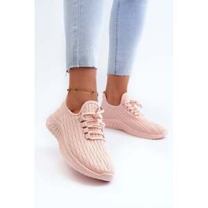 Dámské sportovní boty z lehké tkaniny Pink Xalara