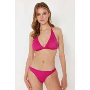 Trendyol Fuchsia Triangle Stone Regular Bikini Set