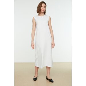 Trendyol White Sleeveless Dress With Lining-Underwear