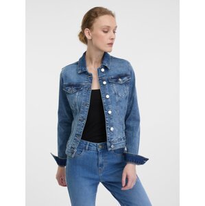 Orsay Světle modrá dámská džínová bunda - Dámské
