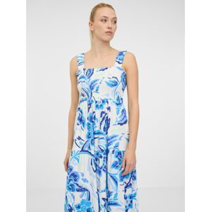 Orsay Modré dámské maxi šaty - Dámské