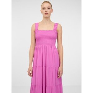 Orsay Růžové dámské maxi šaty - Dámské