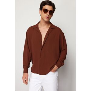 Trendyol Brown Oversize Shirt