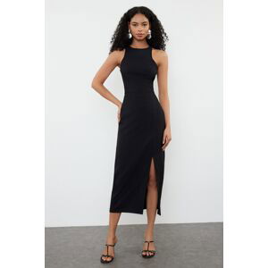 Trendyol Black Straight Pencil Skirt Woven Dress