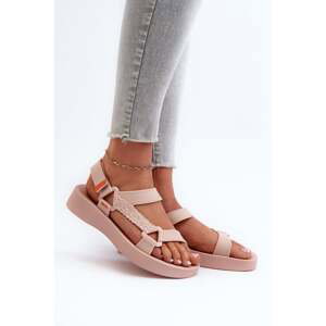 Sandály na suchý zip ZAXY Světle růžové