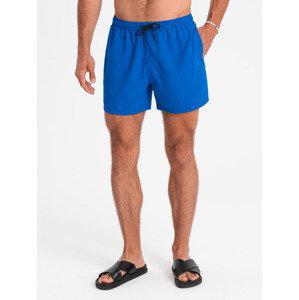 Ombre Neon men's swim shorts with magic print effect - blue