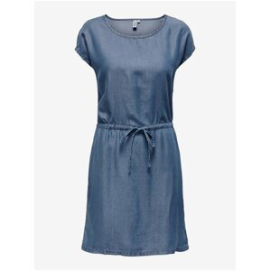 Modré dámské džínové šaty ONLY Pema - Dámské
