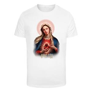 Pánské tričko Pray Mary bílé