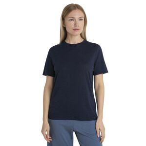 Dámské merino triko krátký rukáv ICEBREAKER Wmns Merino Linen SS Tee, Midnight Navy velikost: L