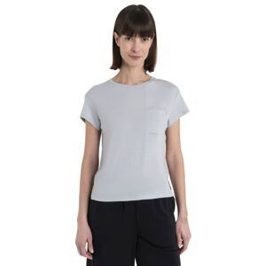 Dámské merino triko krátký rukáv ICEBREAKER Wmns Merino 200 IB X TNF SS Tee, Ether velikost: M