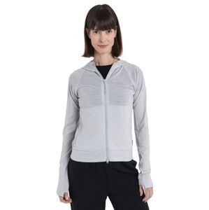 ICEBREAKER Wmns Merino 200 Realfleece™ IB X TNF LS Zip Hoodie, Ether velikost: M