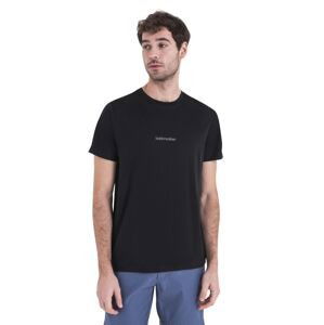 ICEBREAKER Mens Merino 150 Tech Lite III SS Tee Bio Luminate, Black velikost: XXL