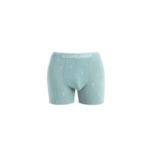 ICEBREAKER Mens Merino Anatomica Boxers Palm Trail AOP, Cloud Ray/Aop velikost: S