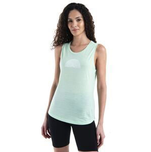 ICEBREAKER Wmns Merino 125 Cool-Lite™ Sphere III Tank Summer Shine, Glass velikost: XS