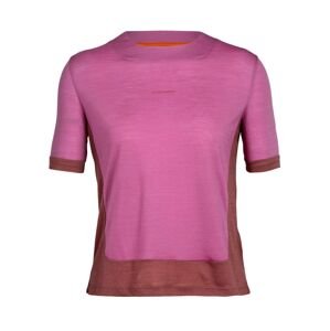 dámské merino triko krátký rukáv ICEBREAKER Wmns ZoneKnit SS Tee, Cosmic/Grape/Cb velikost: S