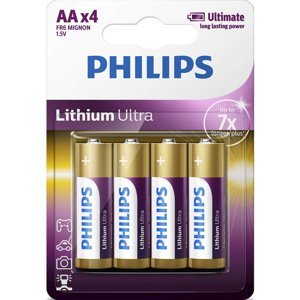 Lithiová Baterie Philips Ultra Lithium FR6 AA