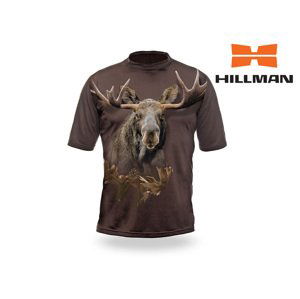 HILLMAN Gamewear 3D Myslivecké tričko kr. rukáv Los 3D b. Dub Velikosti: XL