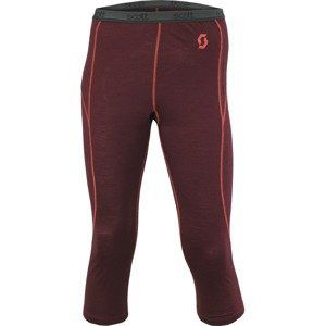 Dámské spodky SCOTT Pant W's 7zr0 burgundy velikost: XS