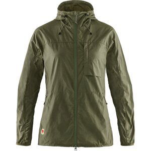 FJÄLLRÄVEN High Coast Wind Jacket W, Green (vzorek) velikost: S