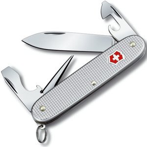 Victorinox Nůž kapesní PIONEER 91mm ALOXSILVER s kroužkem Barva: STŘÍBRNÁ