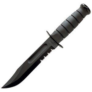 KA-BAR Nůž FIGHTING/UTILITY ozubené ostří ČERNÝ Barva: Černá