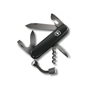Victorinox Nůž kapesní SPARTAN 91mm ONYX BLACK Barva: Černá
