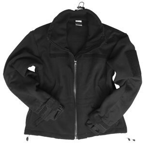 MIL-TEC® Bunda WINDPROOF fleece ČERNÁ Barva: Černá, Velikost: XL