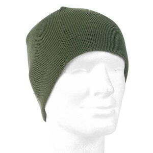 MIL-TEC® Čepice BEANIE pletená POLYACRYL ZELENÁ Barva: Zelená