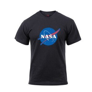 ROTHCO Triko se znakem NASA ČERNÉ Barva: Černá, Velikost: XL