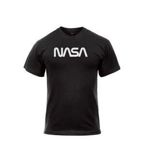 ROTHCO Triko s krátkým rukávem NASA ČERNÉ Barva: Černá, Velikost: XL