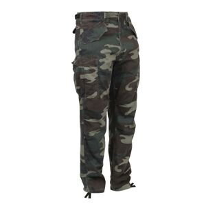 ROTHCO Kalhoty VINTAGE US M65 FIELD WOODLAND Barva: US WOODLAND, Velikost: XL