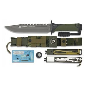 Nůž K25 nůž na přežití THUNDER I CAMO/OLIV Barva: Zelená
