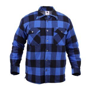 ROTHCO Košile dřevorubecká zateplená kostkovaná MODRÁ Barva: Modrá, Velikost: XXL