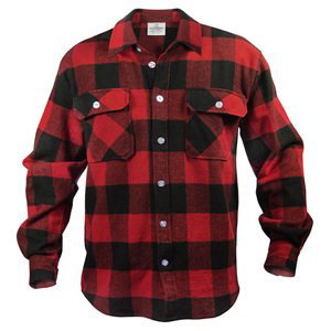 ROTHCO Košile dřevorubecká FLANNEL kostkovaná ČERVENÁ Barva: Červená, Velikost: 3XL