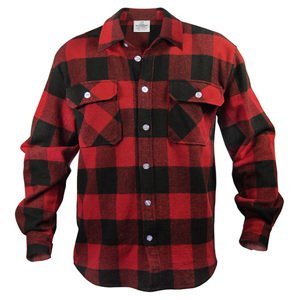 ROTHCO Košile dřevorubecká FLANNEL kostkovaná ČERVENÁ Barva: Červená, Velikost: 4XL