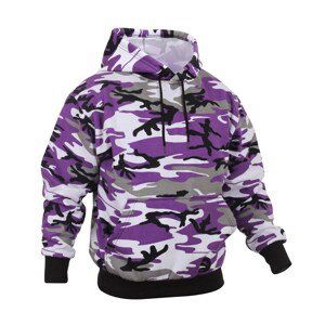 ROTHCO Mikina s kapucí ULTRA VIOLET CAMO Barva: URBAN CAMO VIOLET, Velikost: 3XL