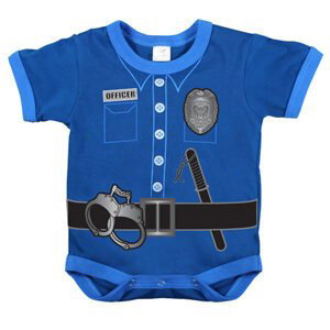 ROTHCO Body dětské POLICE UNIFORM MODRÉ Barva: Modrá, Velikost: 12-18