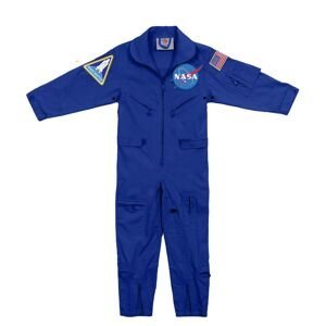 ROTHCO Kombinéza dětská NASA s nášivkami MODRÁ Barva: Modrá, Velikost: M