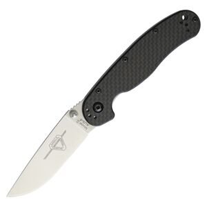 Ontario Knife Company Nůž zavírací RAT II uhlíková rukojeť ČERNÝ Barva: Černá