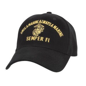 ROTHCO Čepice MARINE SEMPER FI baseball ČERNÁ Barva: Černá