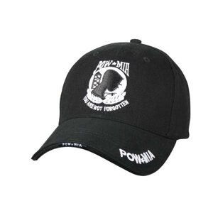 ROTHCO Čepice DELUXE POW/MIA baseball ČERNÁ Barva: Černá