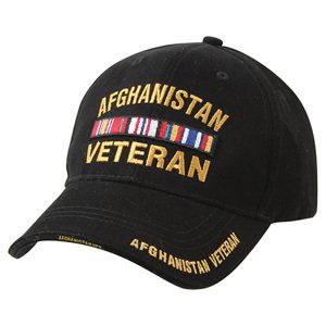 ROTHCO Čepice DELUXE AFGHANISTAN VETERAN baseball ČERNÁ Barva: Černá