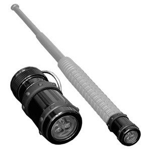 ESP Svítilna k telesk. obušku krátká 3 LED/2ks baterií ČERNÁ Barva: Černá