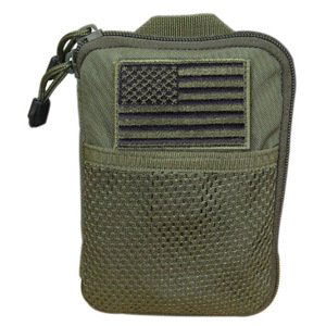 CONDOR OUTDOOR Pouzdro MOLLE univerzální s vlajkou ZELENÉ Barva: Zelená