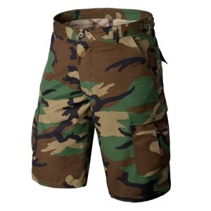 Helikon-Tex® Kraťasy střih BDU rip-stop US WOODLAND Barva: US WOODLAND, Velikost: L