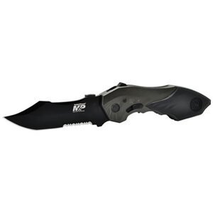 Smith & Wesson® Nůž vyhazovací S&W MILITARY POLICE ČERNÝ Barva: Černá