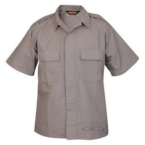 TRU-SPEC Košile služební krátký rukáv rip-stop ŠEDÁ Barva: ŠEDÁ - GREY, Velikost: 4XL-R