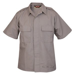 TRU-SPEC Košile služební krátký rukáv rip-stop ŠEDÁ Barva: ŠEDÁ - GREY, Velikost: XXL-R